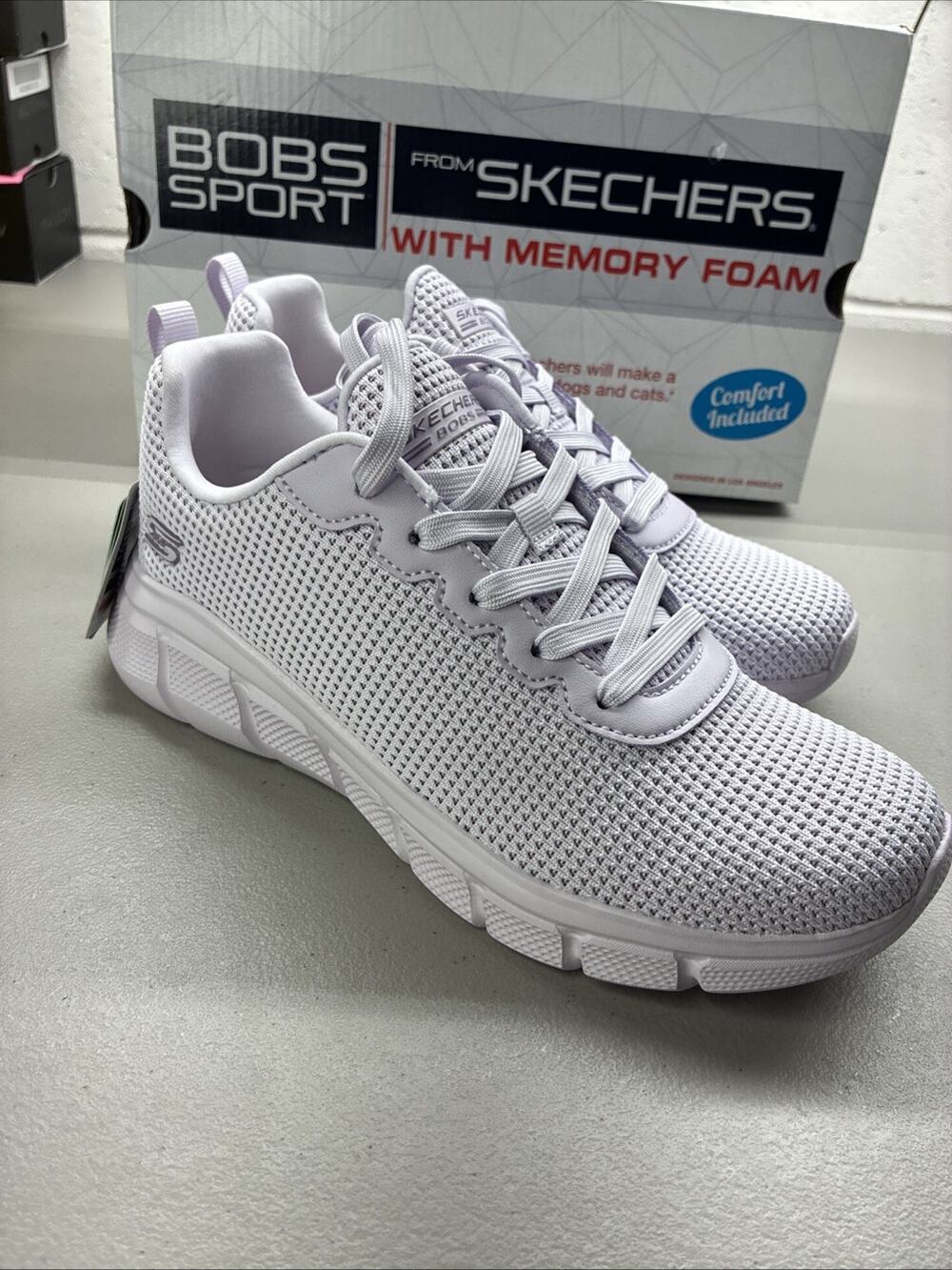 SKECHERS BOBS B Flex Visionary Essence Comfort Sneaker Size 6 Women's 117346/LIL
